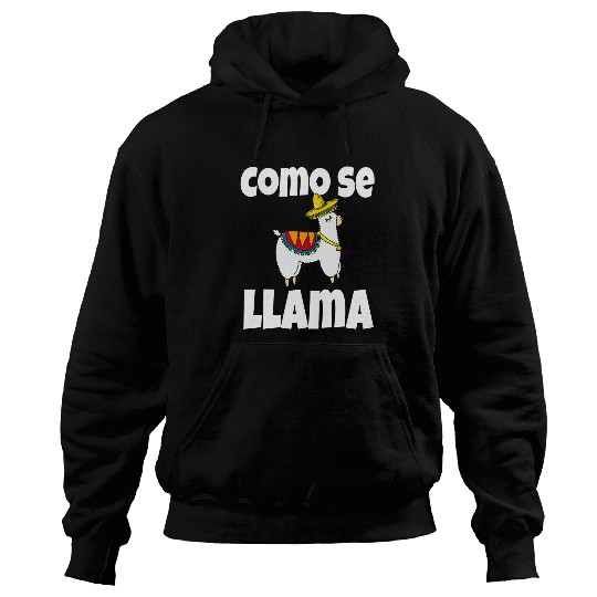 Llama Pet Como Se Llama Cinco De Mayo Funny Sombrero Party Hat Hoodies