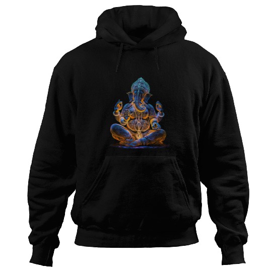 Elephant Mammal Ganesh Elephant Hindu Yoga Spiritual Meditation 7 Hoodies