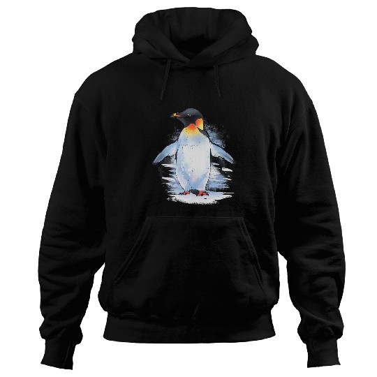 Penguin Pet Animal Print Zoo Art Hoodies