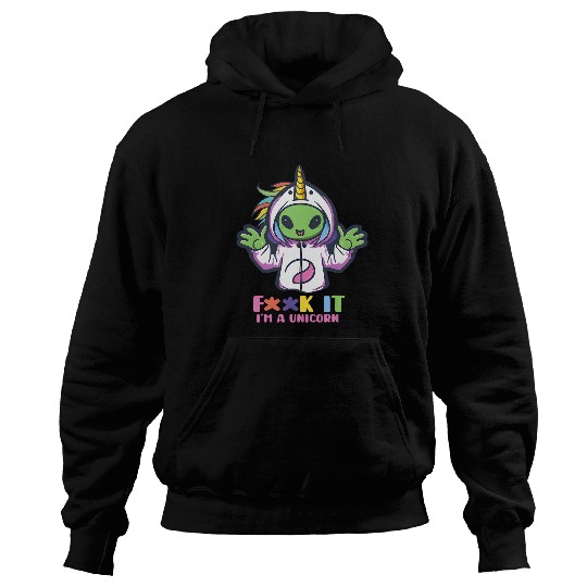 Unicorn Pet Funny Alien Hoodies