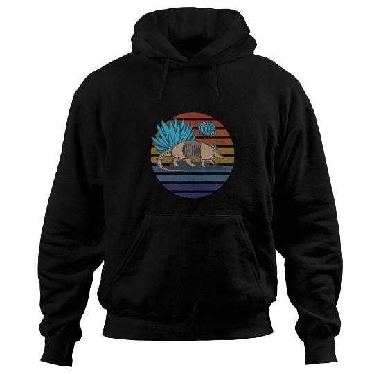 Armadillo Pet Desert Agave Cactus Cacti Redrock Vacay Cute Hoodies