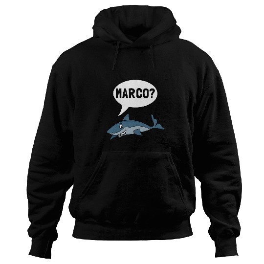 Shark Pet Marco Polo Ocean Vacation Funny Hoodies