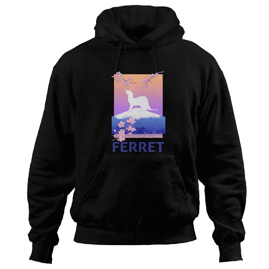 Ferret Pet Mom Dad Mustela Nigripes 33 Hoodies