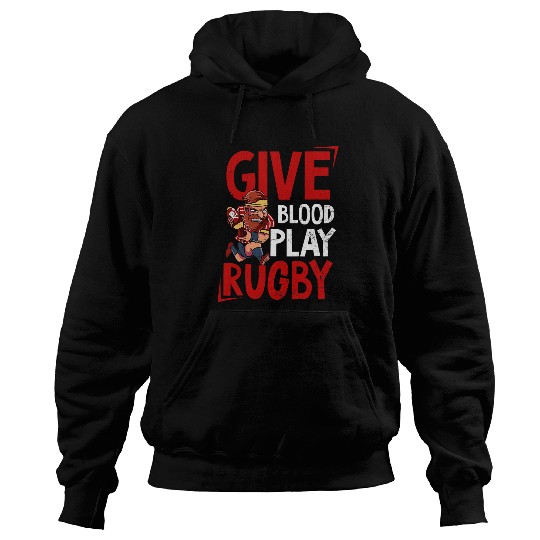 Sport Rugby Blood Play Rugby Design Rugby Hoodies