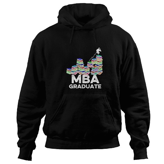 Book Fun MBA Student Books Business Degree Graduation DA1 Hoodies