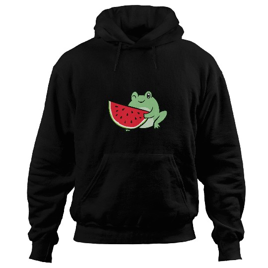 Frog Pet Watermelon Summer Watermelon Frog Hoodies