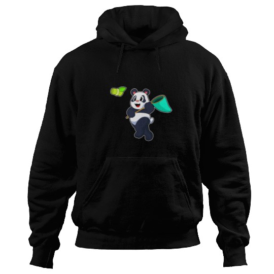 Fishing Fun Panda Bamboo Fisher Fishing net Hoodies