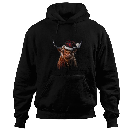 Cow Pet Scottish Highland Cattle Hairy Cow Breeders Farmer Farm 01 Hoodies