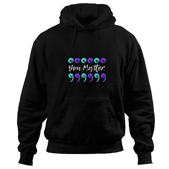 suicides Prevention 988 You Matter suicides Prevention Teal Purple Awareness Ribbon 3 Hoodies