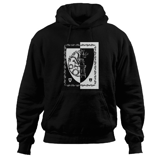 Dragon Pet House of the Dragon White Split Shield Frame Hoodies