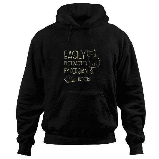 Book Fun Easily Distracted by Persian and Books Persian Hoodies
