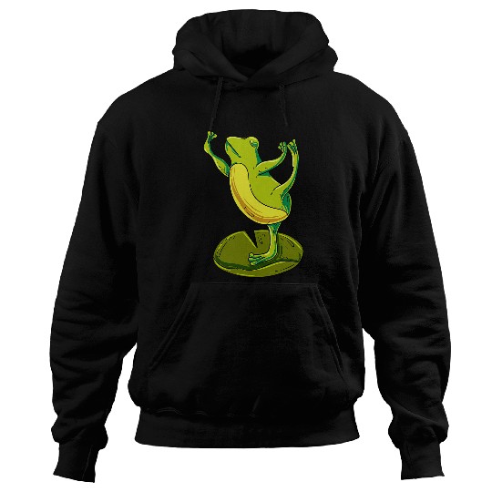 Frog Pet Yoga Frog Yoga Toad Hoodies