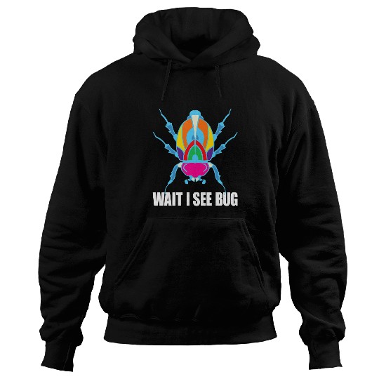 Wait I See A Bug Funny Bug Entomology Insects 25 Hoodies