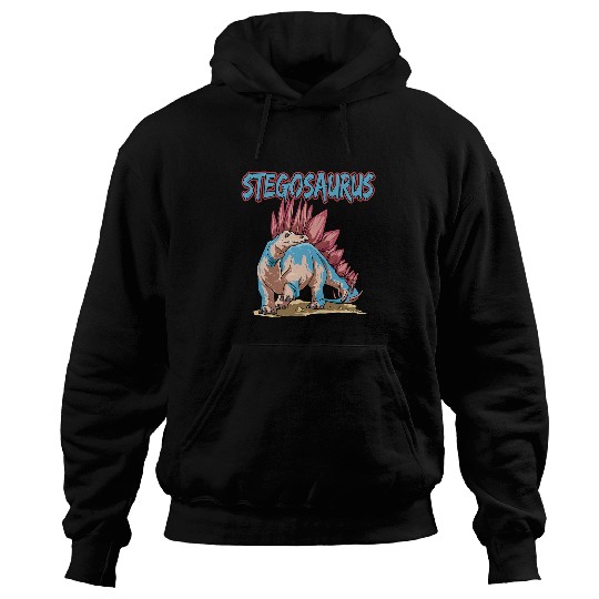 Dinosaur Pet Stegosaurus Dinosaur for a Dino Fan Hoodies