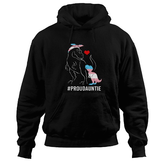 Dinosaur Pet Proud Aunite Dinosaur T rexs Mama Transgender Pride Hoodies