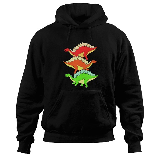 Dinosaur Pet Future Paleontologist Kids Dinosaur Stegosaurus Hoodies