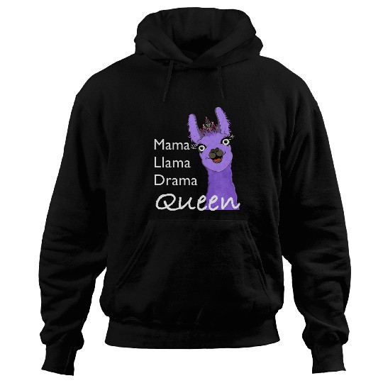 Llama Pet design mama llama drama queen Hoodies