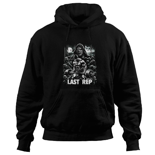 Last Rep 80s Slasher Bodybuilding Hoodies