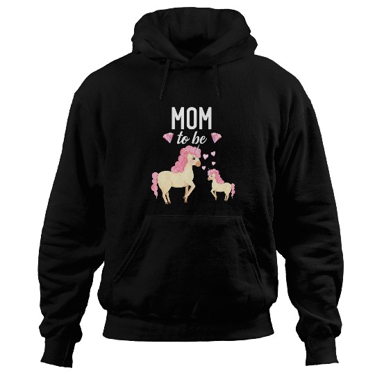 Unicorn Pet Mom To Be Unicorn Baby Shower Girl Hoodies