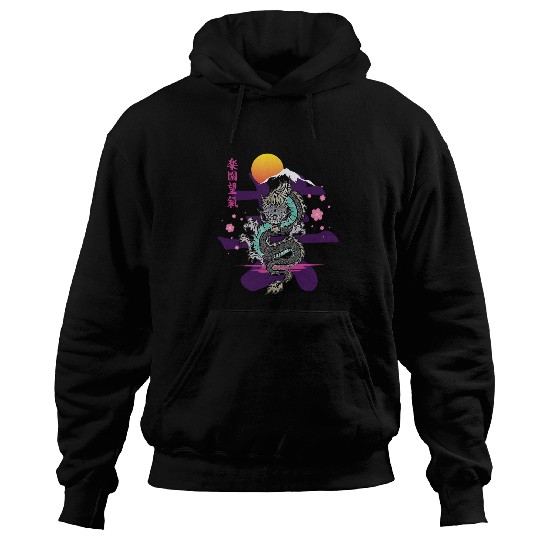 Dragon Pet Japanese Dragon Asia Tattoo 1 Hoodies