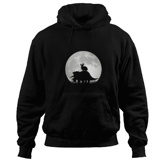 Dinosaur Pet Easter bunny Dinosaur triceratops Hoodies