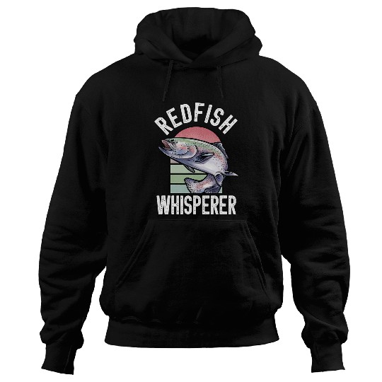Fishing Fun Redfish Whisperer Fisherman Fish Fishing 10 Hoodies