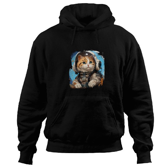 Astronaut Job Scotch Fold Cat Astronaut Vbs 2T Hoodies
