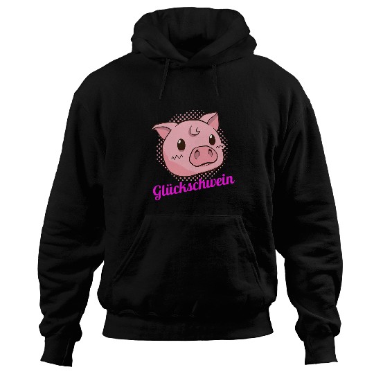 Pig Pet Lucky pig happiness have success success winner piglet Hoodies