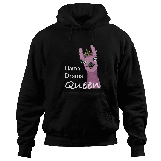 Llama Pet drama queen Hoodies