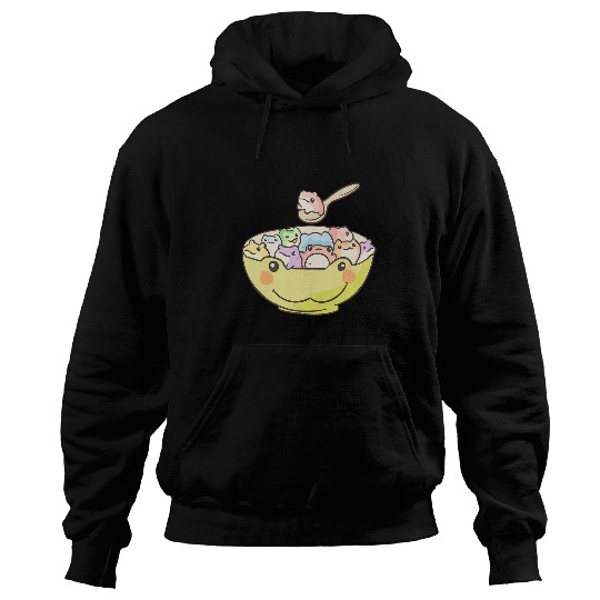Frog Pet Baby Frogs Frog Cereal Cute Kawaii Anime Aesthetic Hoodies