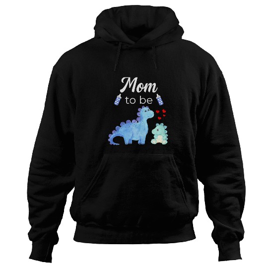 Dinosaur Pet Mom To Be Dinosaur Baby Shower For Boy Hoodies