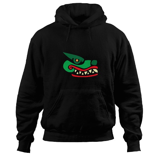 Alligator Pet Tattoo Ink Aztec Symbol Crocodile Cipactli Aztec Tattoo Aztec Mythology Hoodies