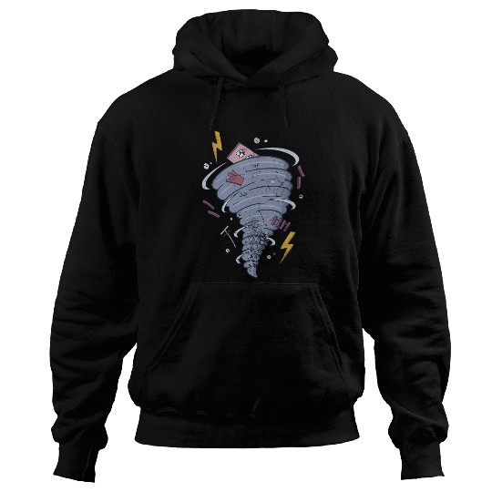 Storm Chaser Tornado Chasing Hurricane Meteorologist Grunge Hoodies