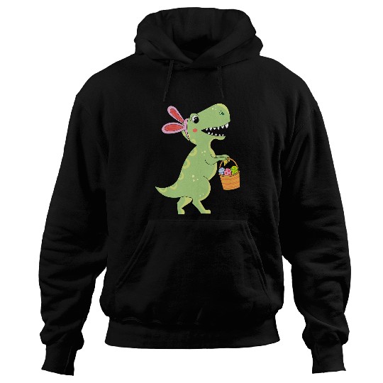 Dinosaur Pet Easter Bunny Dinosaur Easter Bunny TRex Easter Day Hoodies