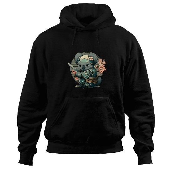 Koala Pet Samurai Koala Warrior Japanese Ninja Koala Kawaii23 12 Hoodies