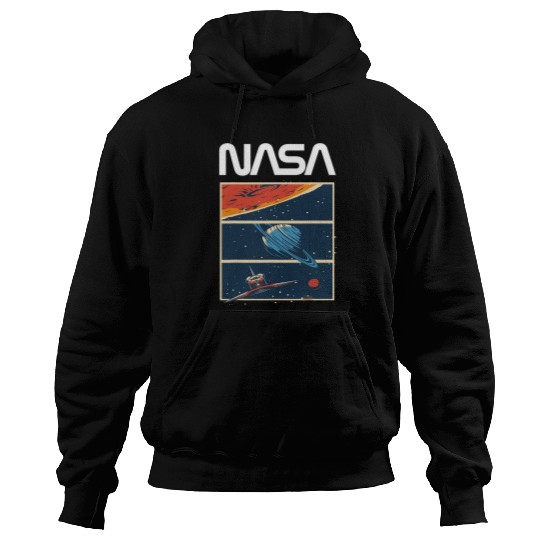 Astronaut Job NASA vintages Retro Space Shuttle Astronaut Explorer Science Hoodies