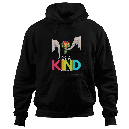 Elephant Mammal Zen Elephants Flowers Mindfulness Loving Kindness Hoodies