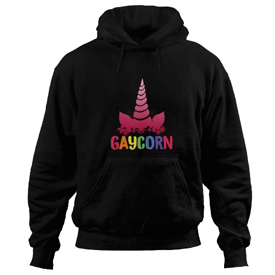 Unicorn Pet LGBT Gay Pride Month Gaycorn Hoodies