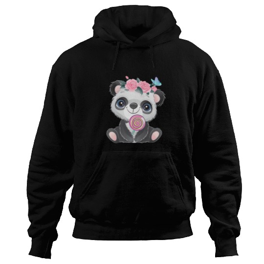 Koala Pet Sugar cute koala with lollipop animals sweet Hoodies