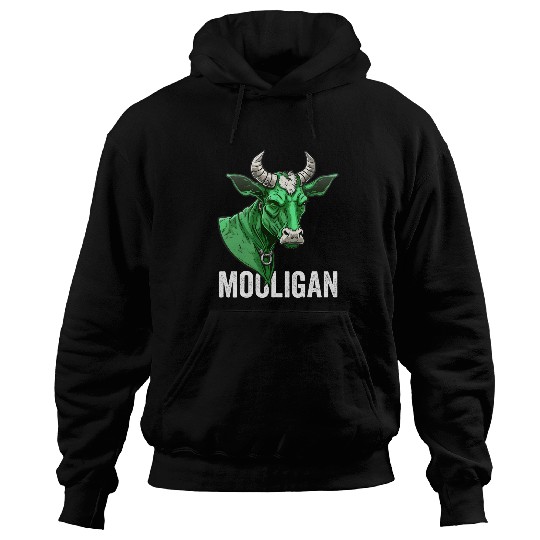 Cow Pet Funny St Patricks Day Hooligan Mooligan Cow St Paddy Party 03 Hoodies
