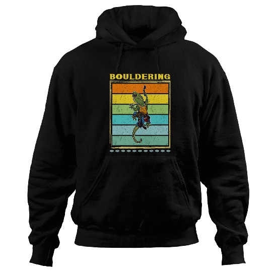 Komodo Pet Bouldering lizard climbing reptile gym climb mountain 6 Hoodies