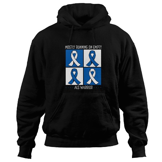Sloth Pet Gift Mostly Running On Empty ALS Warrior Sloth Lover 3 Hoodies