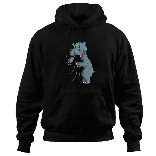 Hippo Pet Hippopotamus Kids Girl Boys Women Hoodies