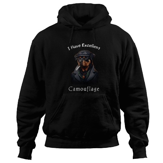Hungarian Vizsla Dog Detective Excellent Camouflage Hoodies