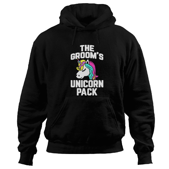 Unicorn Pet LGBT Pride Gay Bachelor Party Unicorn Pack Engagement Hoodies