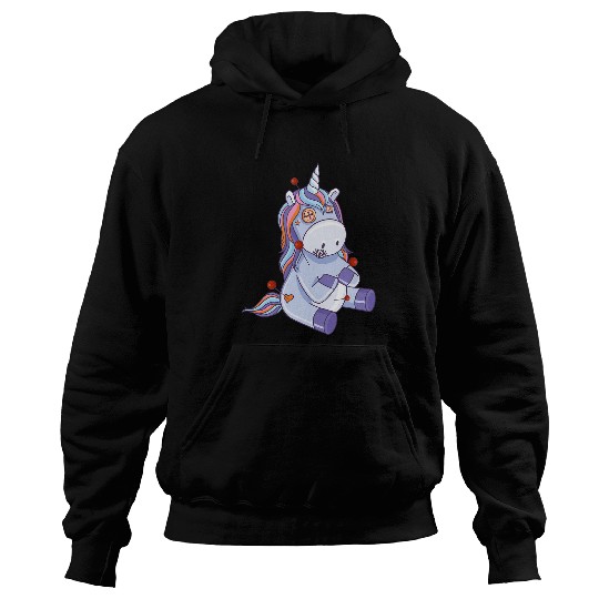 Unicorn Pet Witchcraft Doll Magical Voodoo Dolls Hoodies