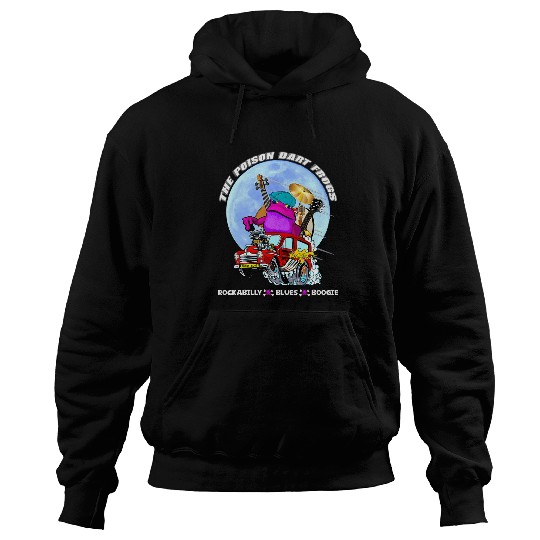 Frog Pet Froggy Woody Poison Dart Frog Band Rockabilly Costa Rica Hoodies