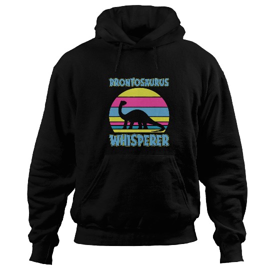 Dinosaur Pet Brontosaurus Whisperer Design Primeval Creatures Hoodies