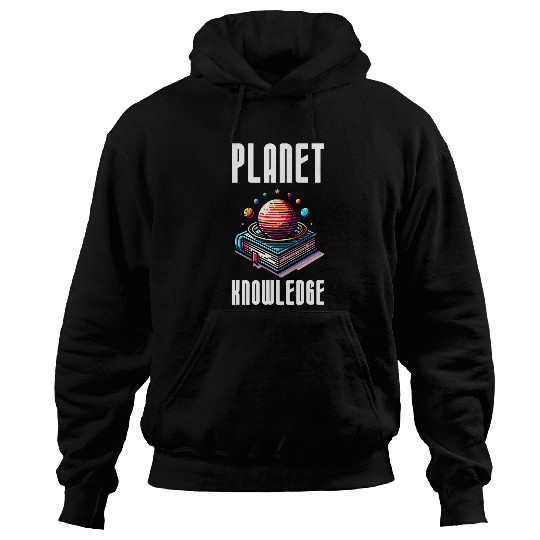 Book Fun Planet Knowledge Science Teacher And Physicist Book Hoodies