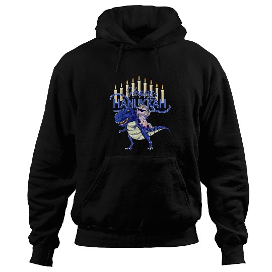 Unicorn Pet Lover Pony Fun Jewnicorn Hanukkah Jewish Unicorn Trex Hoodies